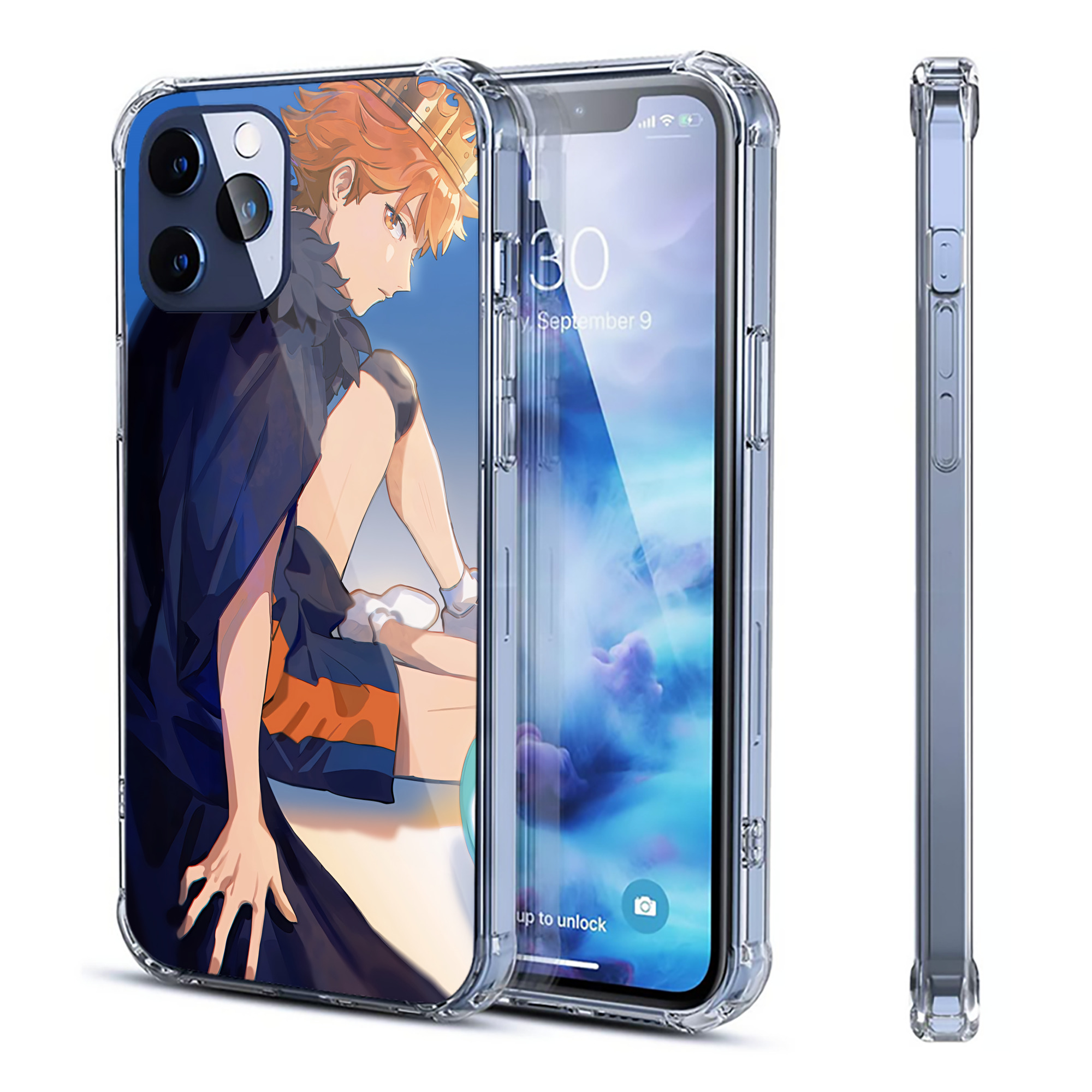 （画像用） ハイキュー!! Haikyu!! 【iPhone 12シリーズ対応】透明スマホケース（クリアソフトケース）